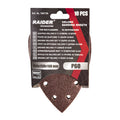 Шкурка Velcro 150x150x100mm 11 отвора 10бр P60 за мултишлайф – Raider Power Tools
