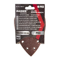 Шкурка Velcro 150x150x100mm 11 отвора 10бр P80 за мултишлайф – Raider Power Tools