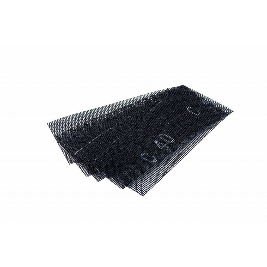 Шкурка мрежа от силициев карбид 93x230mm P150 5бр Raider Power Tools BGShopping.net
