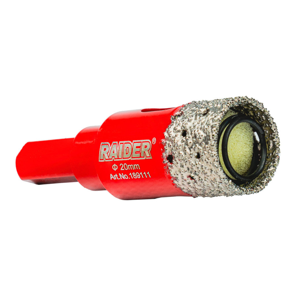 Боркорона Diamond с пружина за бормашина Ø20mm Raider Power Tools BGShopping.net