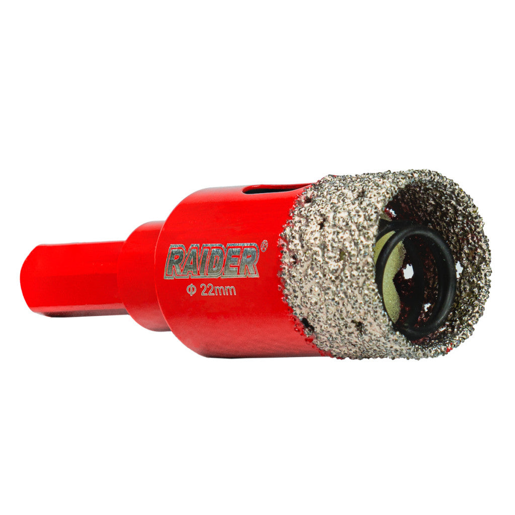 Боркорона Diamond с пружина за бормашина Ø22mm Raider Power Tools - BGShopping.net