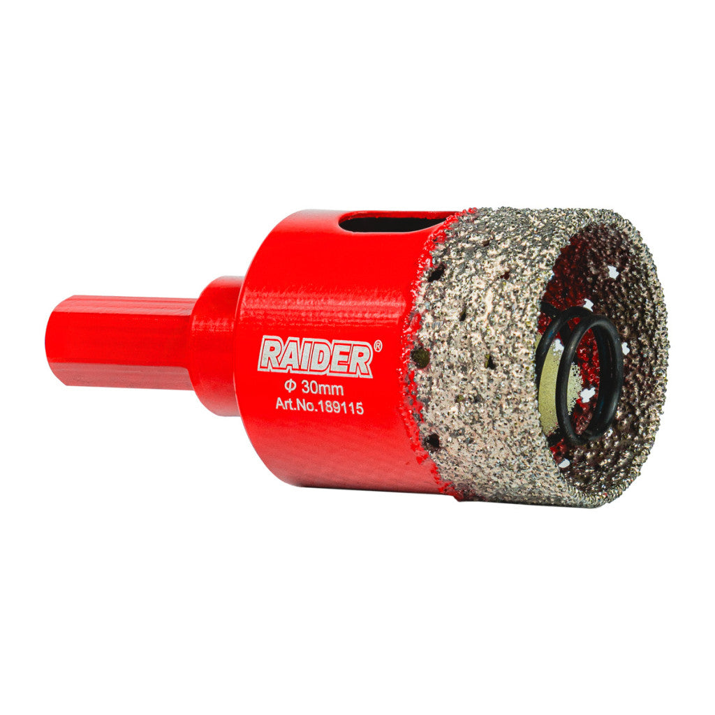 Боркорона Diamond с пружина за бормашина Ø30mm Raider Power Tools - BGShopping.net