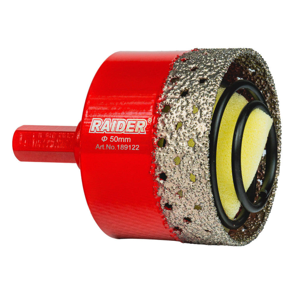 Боркорона Diamond с пружина за бормашина Ø50mm Raider Power Tools - BGShopping.net