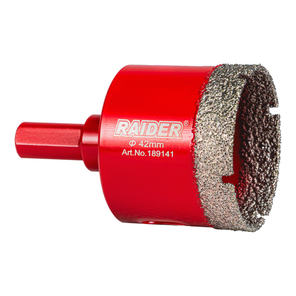 Боркорона Diamond Dry за бормашина Ø42mm Raider Power Tools BGShopping.net