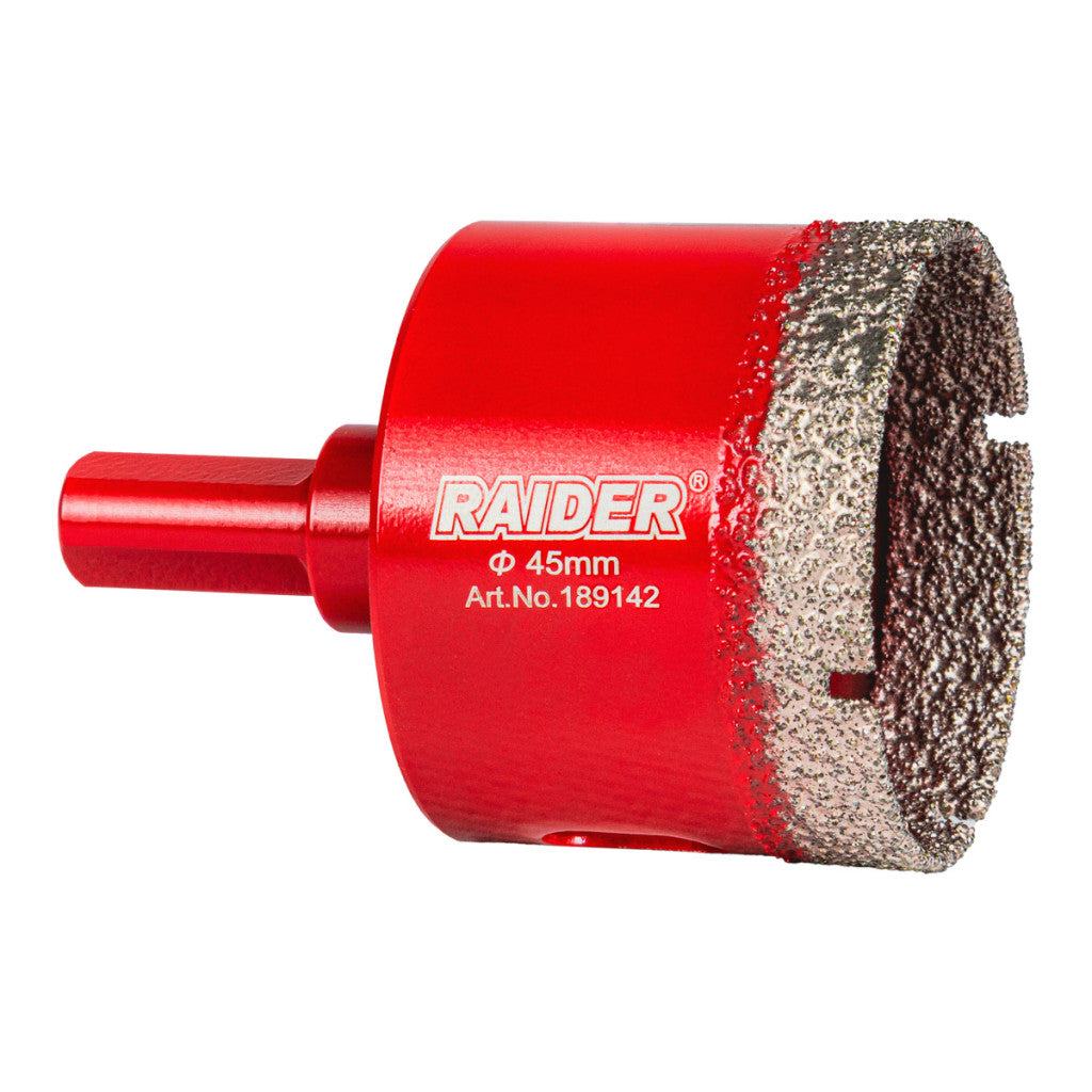 Боркорона Diamond Dry за бормашина Ø45mm Raider Power Tools - BGShopping.net