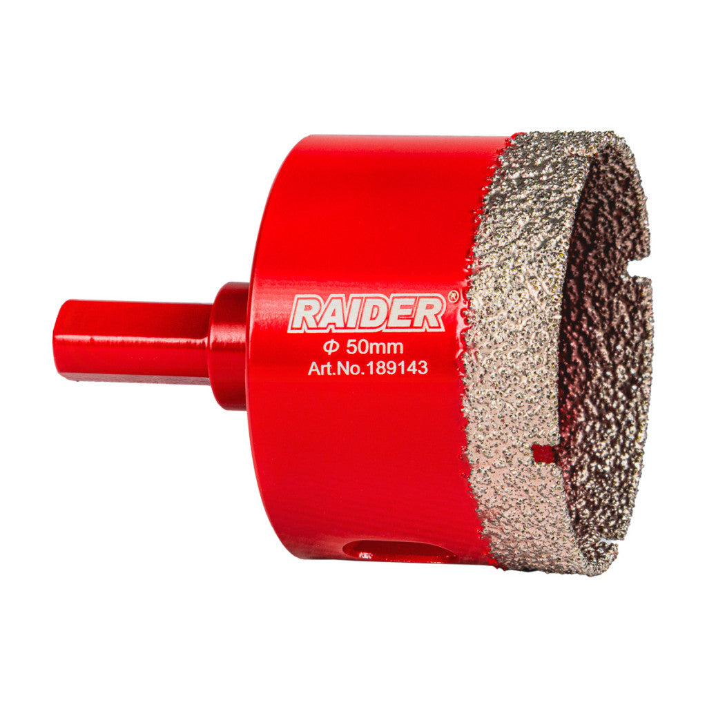 Боркорона Diamond Dry за бормашина Ø50mm Raider Power Tools - BGShopping.net