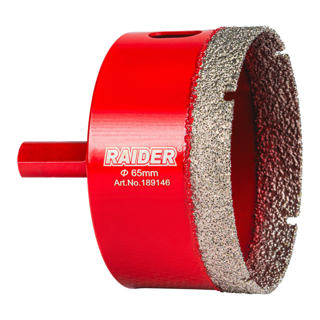 Боркорона Diamond Dry за бормашина Ø65mm Raider Power Tools BGShopping.net