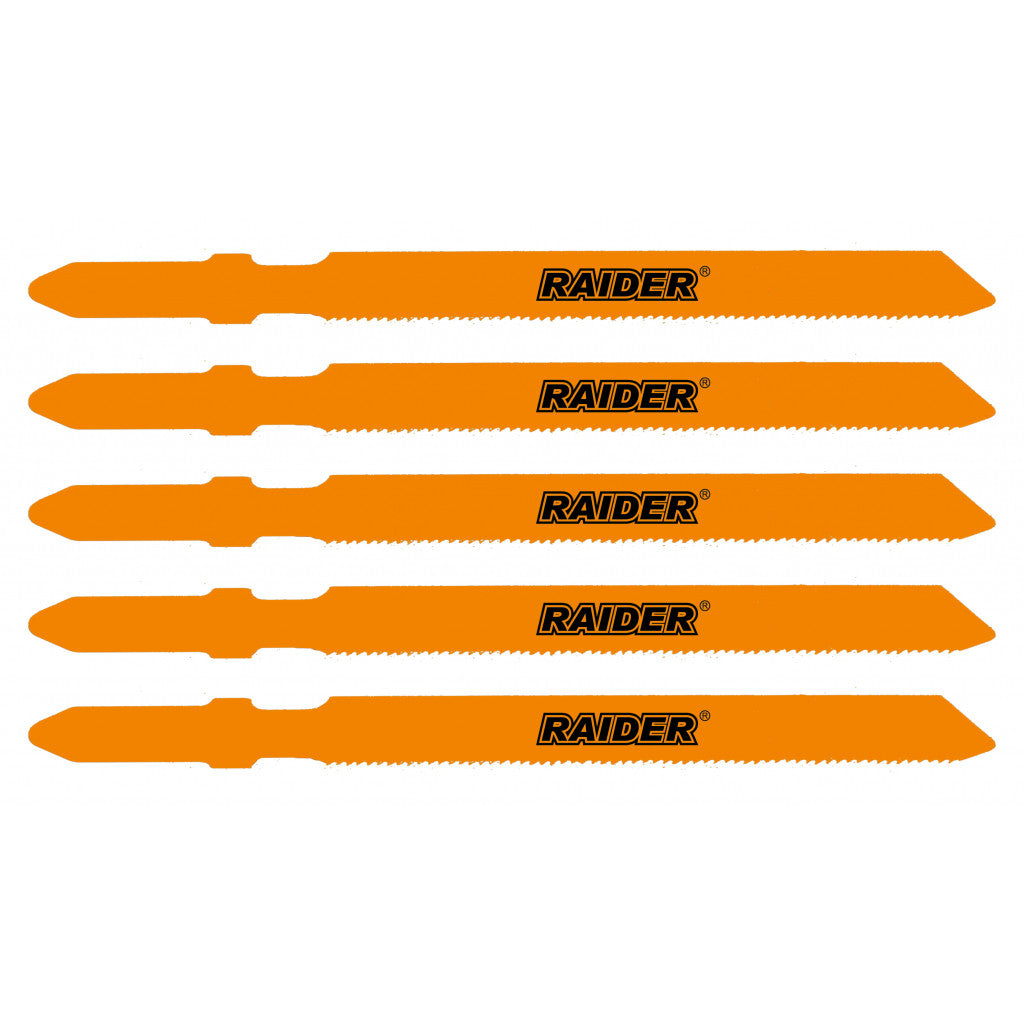 Нож за прободен трион метал "T" 16tpi 5бр Raider Power Tools BGShopping.net