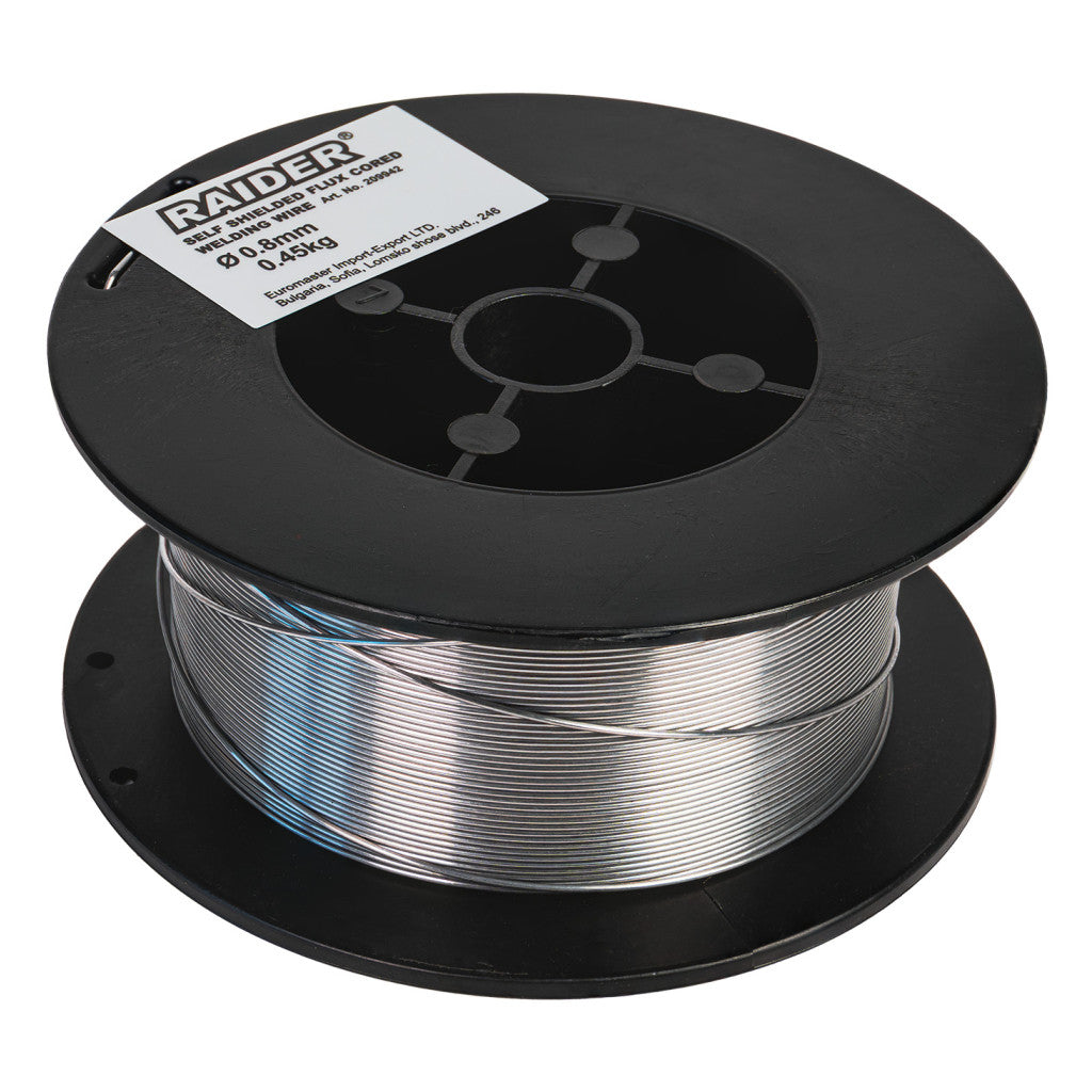 Заваръчна флюсова тел Ø0,8mm 0,45kg – Raider Power Tools
