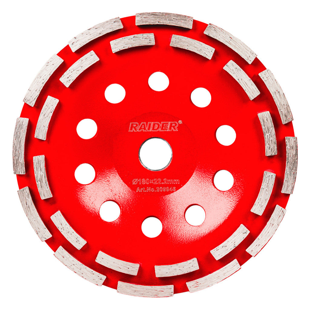 Диск диамантен за шлайфане 180x22.2mm Long Life – Raider Power Tools