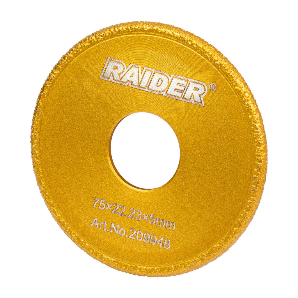 Диск диамантен за шлайфане 5mm – за U-образни канали Raider Power Tools BGShopping.net