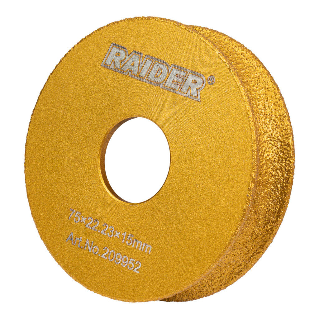Диск диамантен за кръглo шлайфане ръбове 15mm Raider Power Tools - BGShopping.net