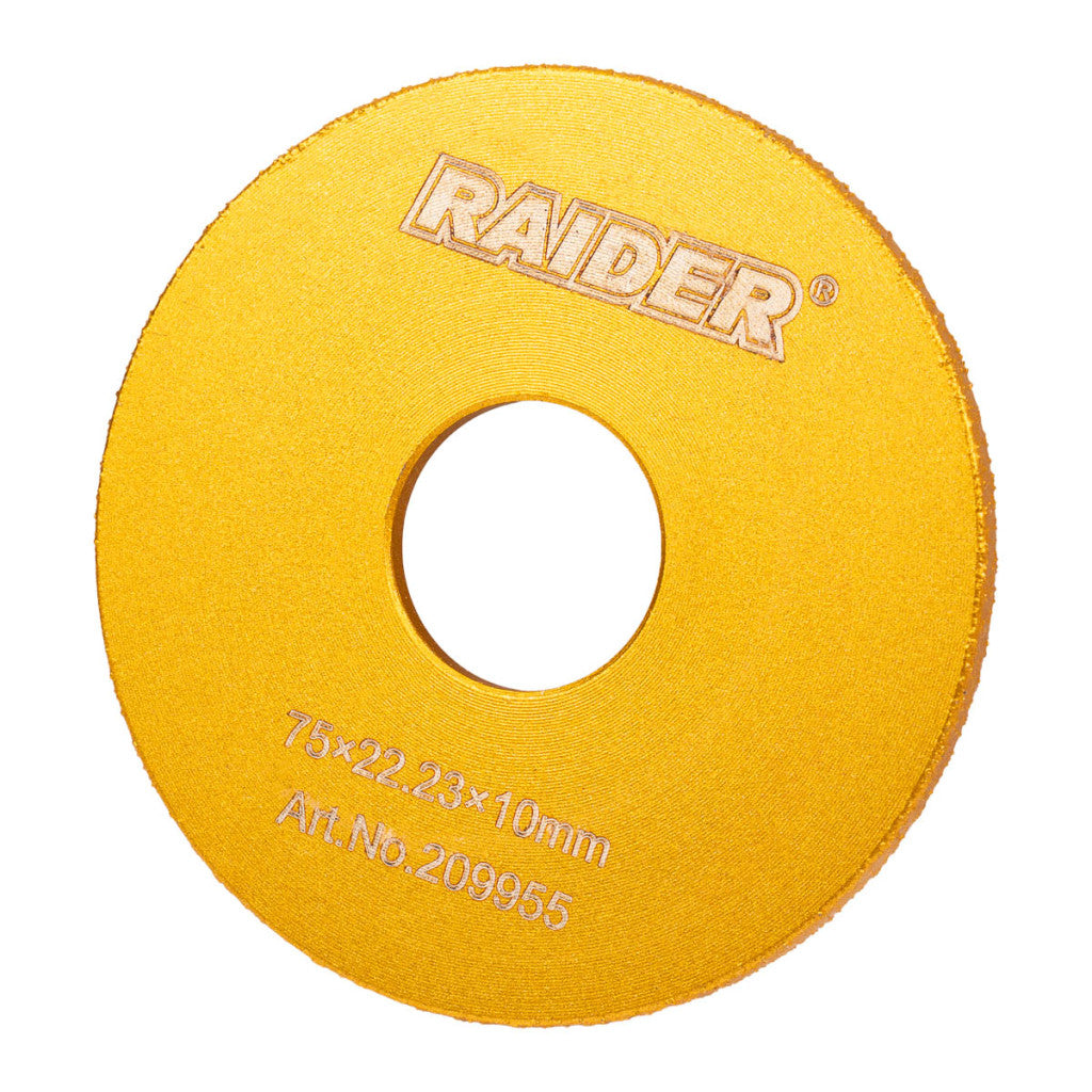 Диск диамантен за полукръглo шлайфане ръбове 10mm Raider Power Tools - BGShopping.net