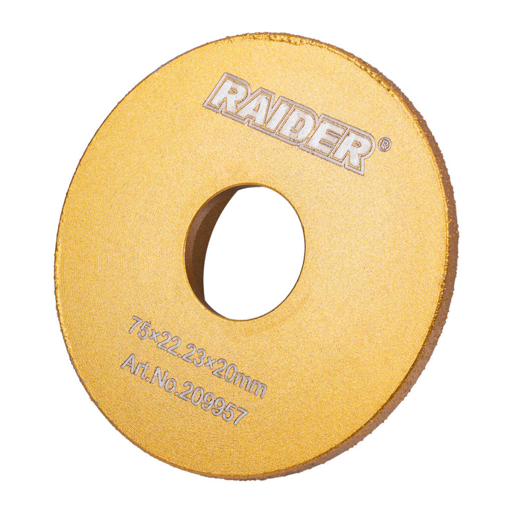 Диск диамантен за полукръглo шлайфане ръбове 20mm Raider Power Tools - BGShopping.net