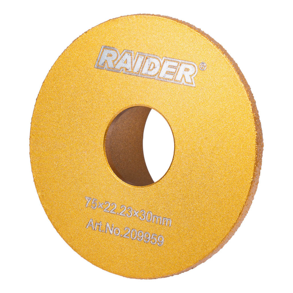 Диск диамантен за полукръглo шлайфане ръбове 30mm Raider Power Tools BGShopping.net