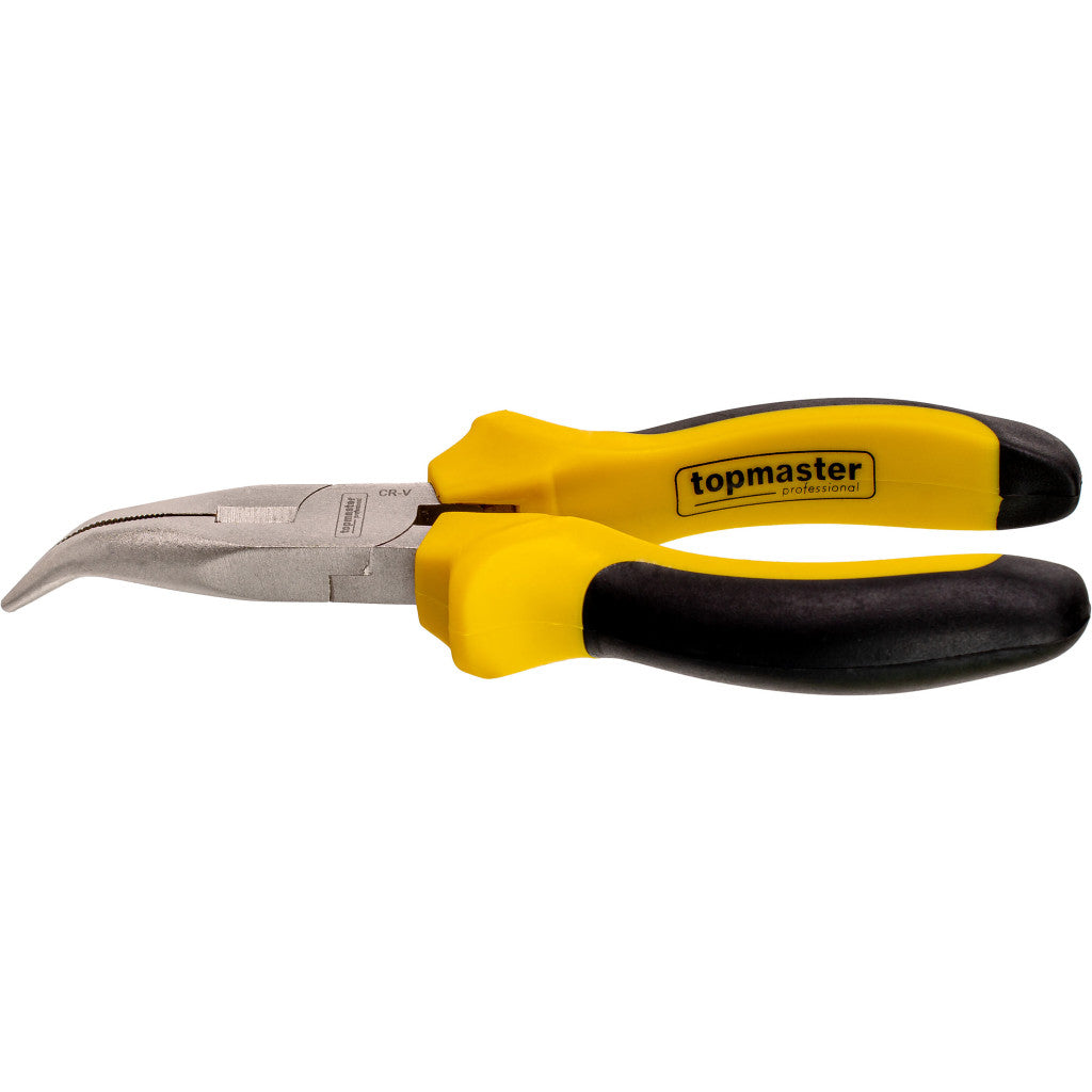Клещи островърхи извити 160mm 45° Topmaster Professional Top Master Pro BGShopping.net