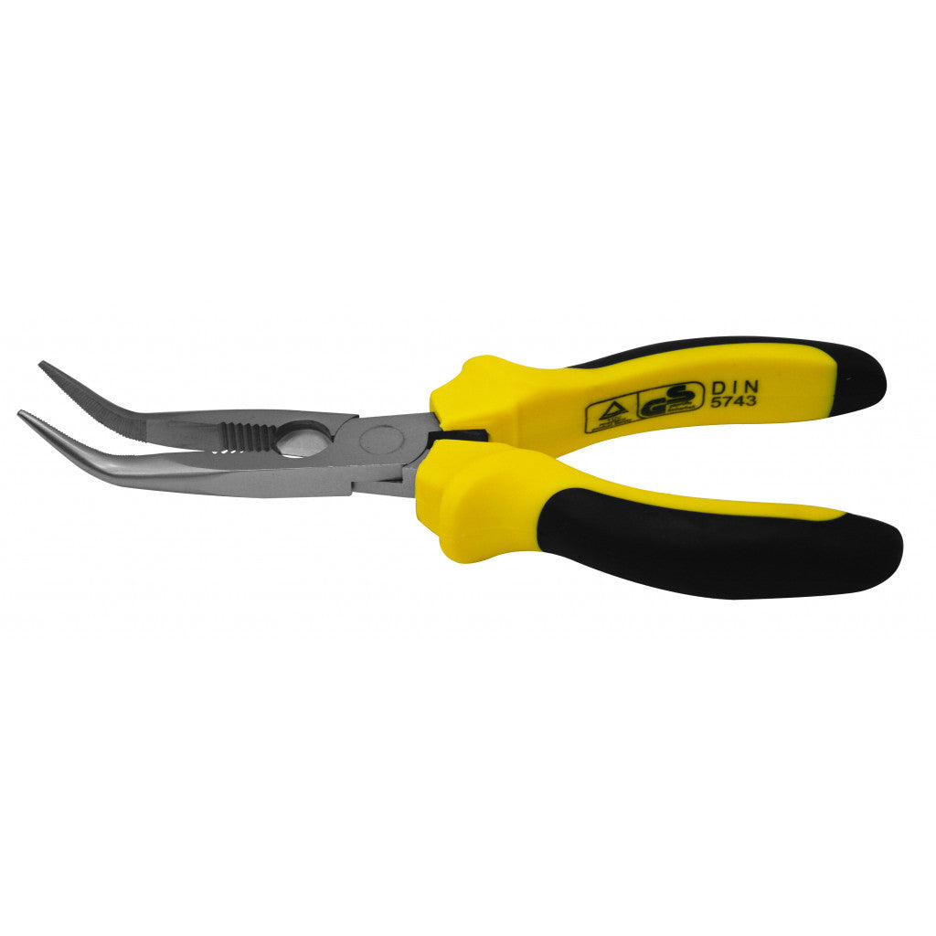 Клещи островърхи извити 200mm 45° Topmaster Professional Top Master Pro BGShopping.net