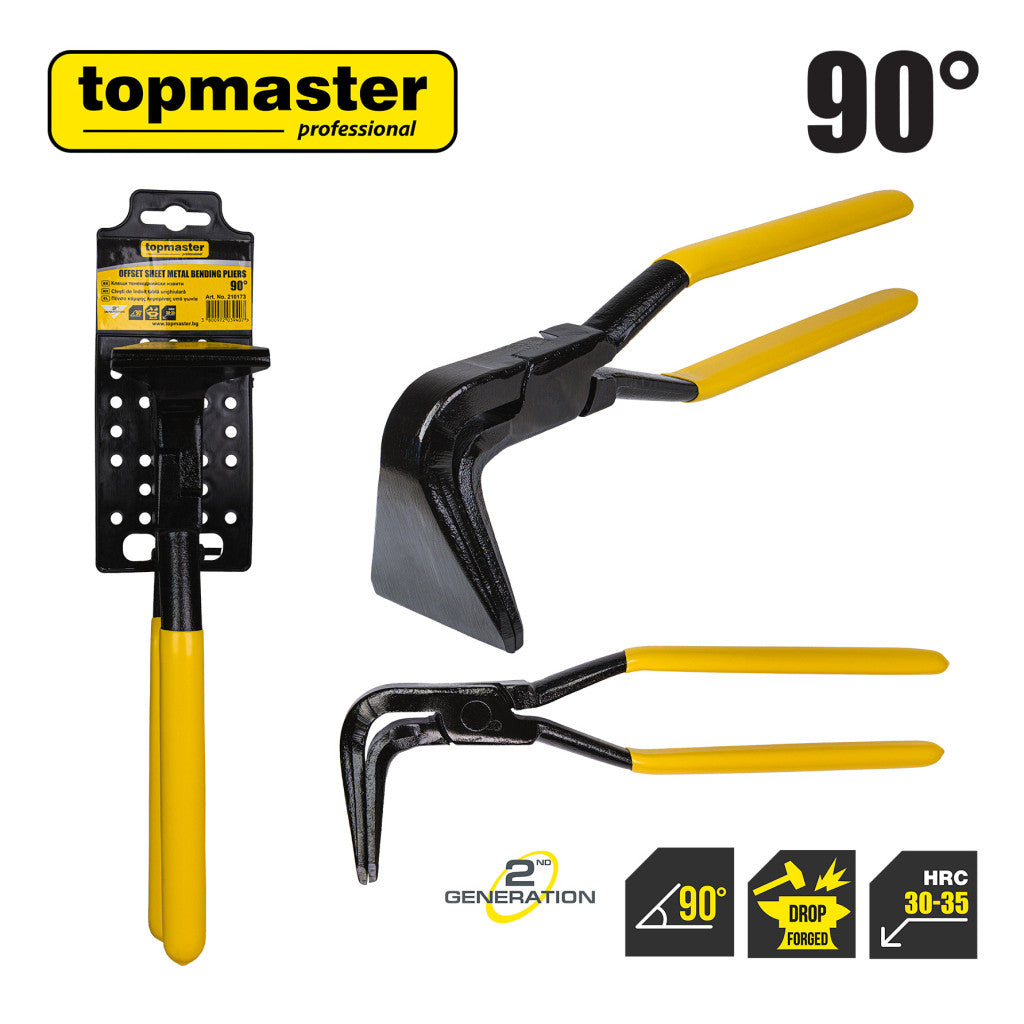 Клещи тенекеджийски извити 90° ТМР – Top Master Pro