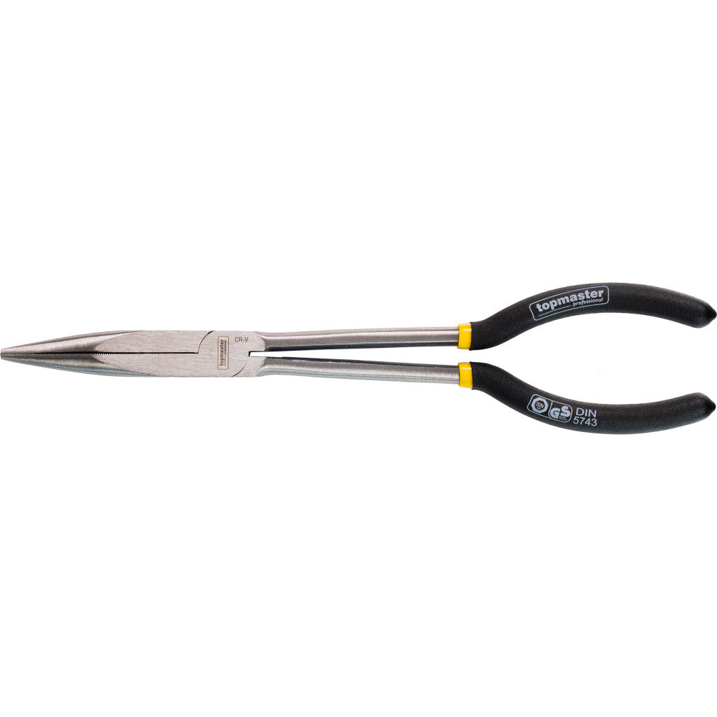 Клещи дългоусти прави 280mm CR-V Topmaster Professional Top Master Pro BGShopping.net