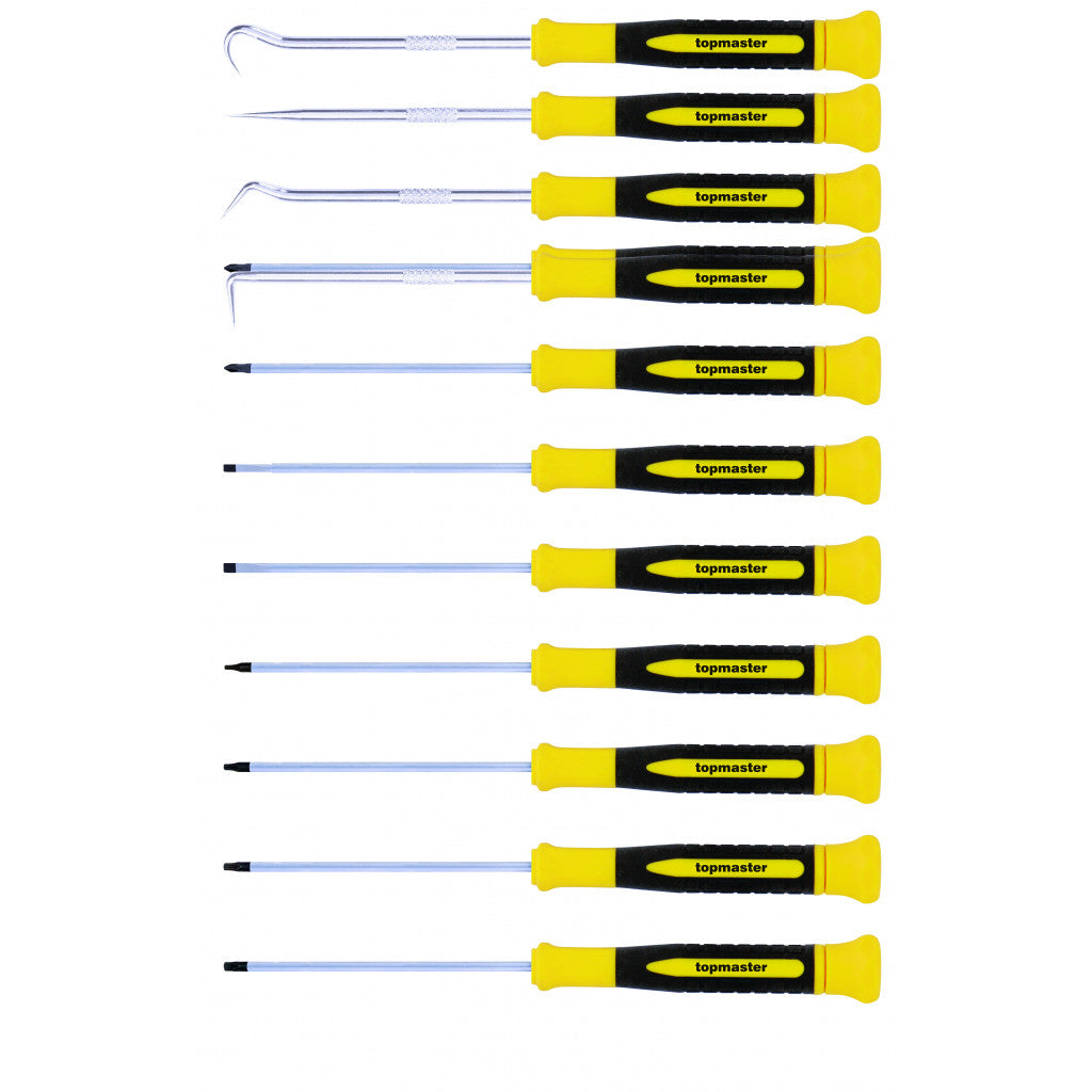 Отверки прецизни к-т 12бр Topmaster Professional Top Master Pro BGShopping.net
