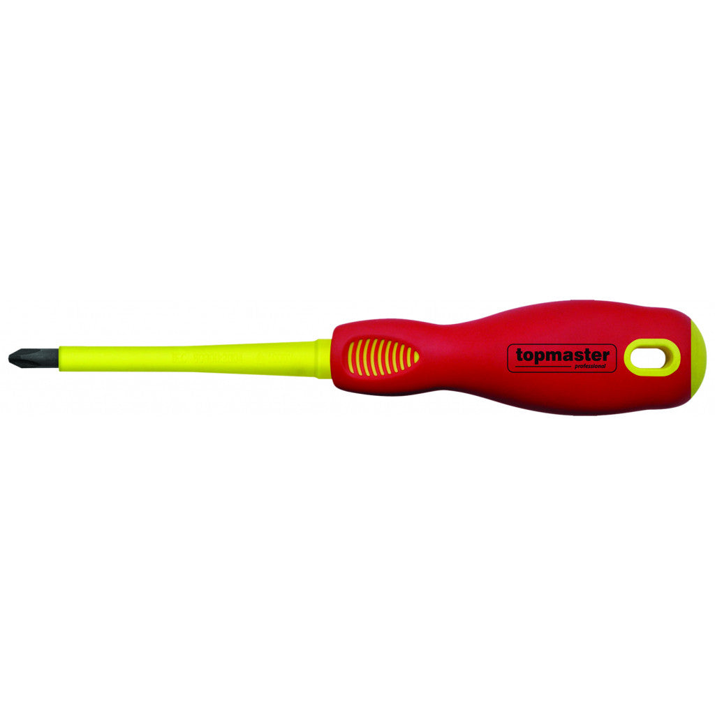 Отвертка изолир. 1000V кръст. Ph2x100mm SVCM Topmaster Professional Top Master Pro BGShopping.net