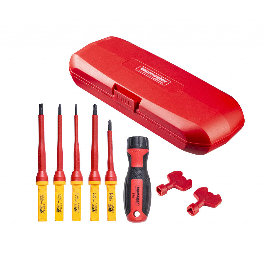 Отвертки изолир. 1000V к-т 8 части Topmaster Professional Top Master Pro BGShopping.net