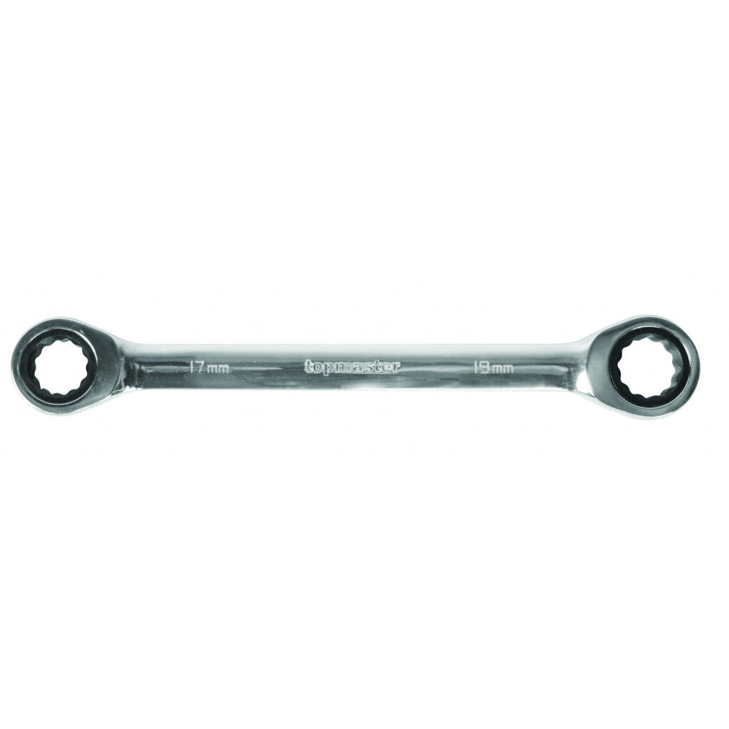 Ключ с тресчотка 17x19mm DOUBLE CR-V Topmaster Professional Top Master Pro BGShopping.net