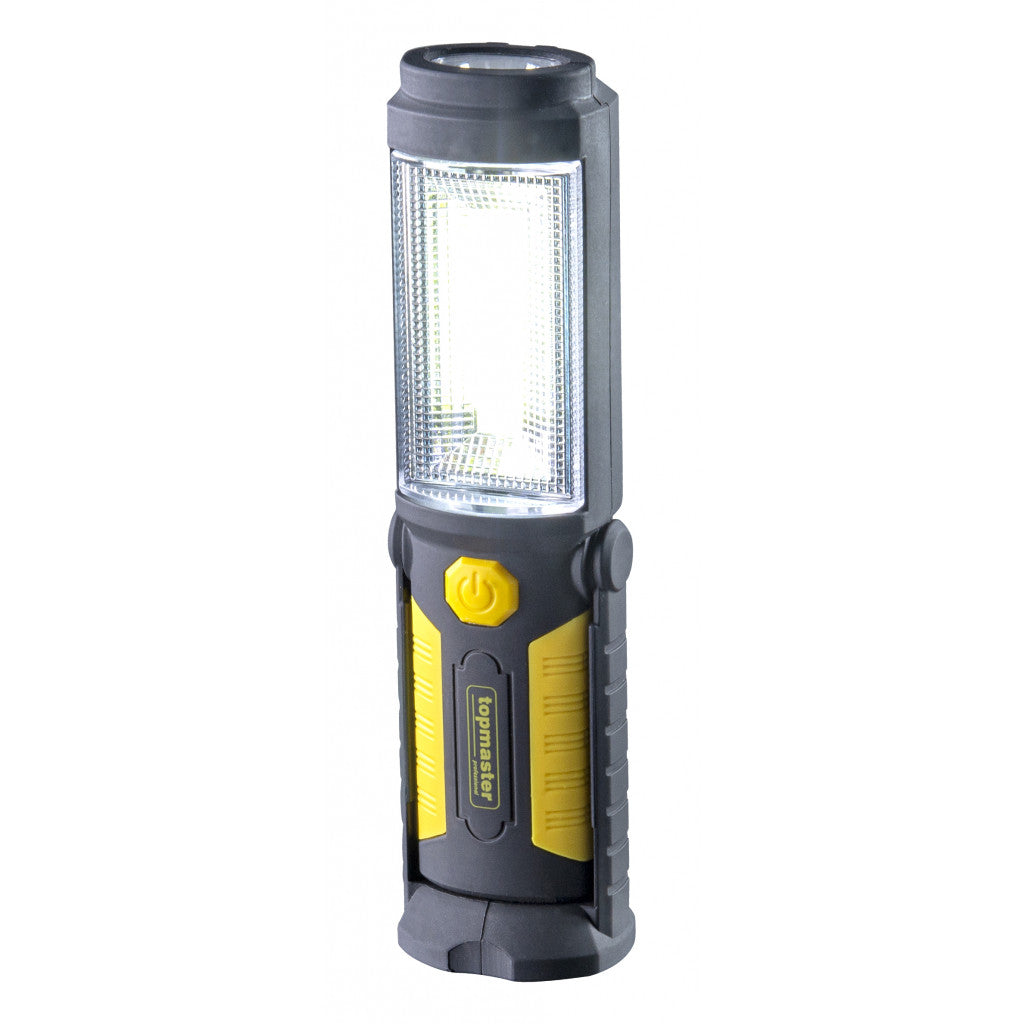 Лампа работна акумулат. 2 светлини 3W COB + 1W Topmaster Professional Top Master Pro BGShopping.net