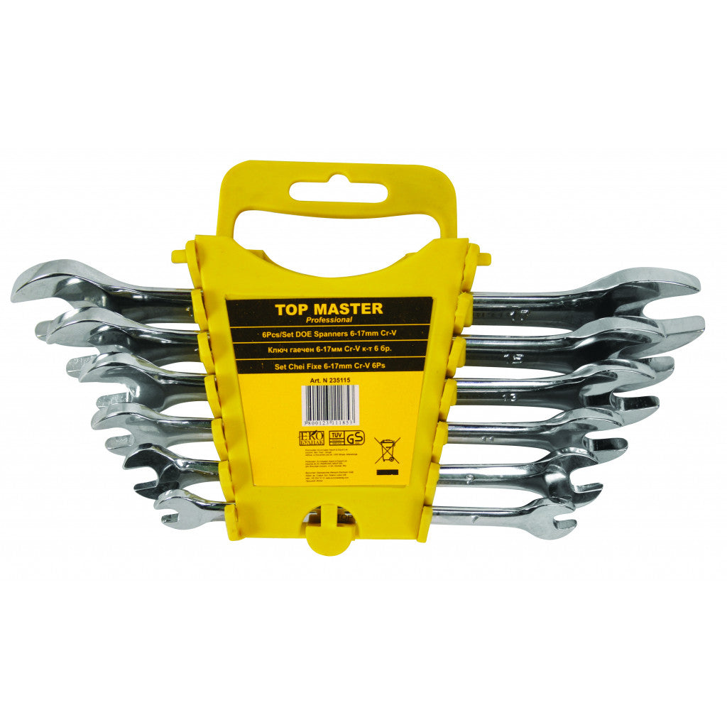 Ключ гаечен к-т 6бр 6-17mm на стойка CR-V Topmaster Professional Top Master Pro BGShopping.net