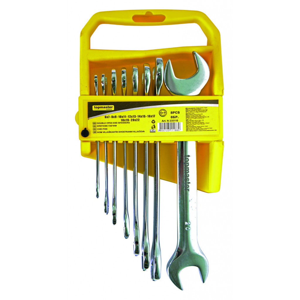 Ключ гаечен к-т 8бр 6-22mm стойка CR-V Topmaster Professional – Top Master Pro
