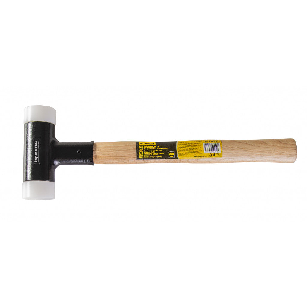 Чук безоткатен с PU накрайници 40mm Topmaster Professional Top Master Pro BGShopping.net
