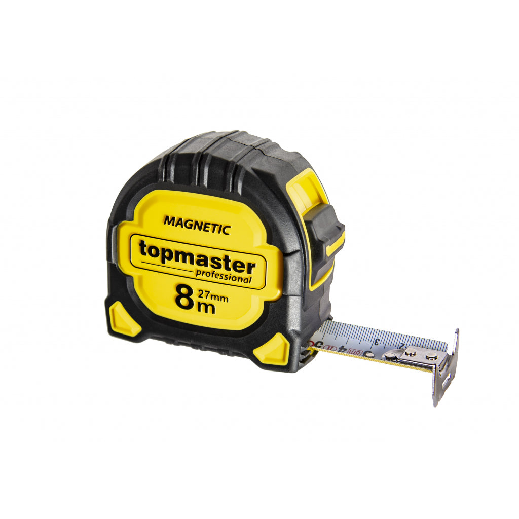 Ролетка магнитна SB трето поколение 8m x 27mm Topmaster Professional