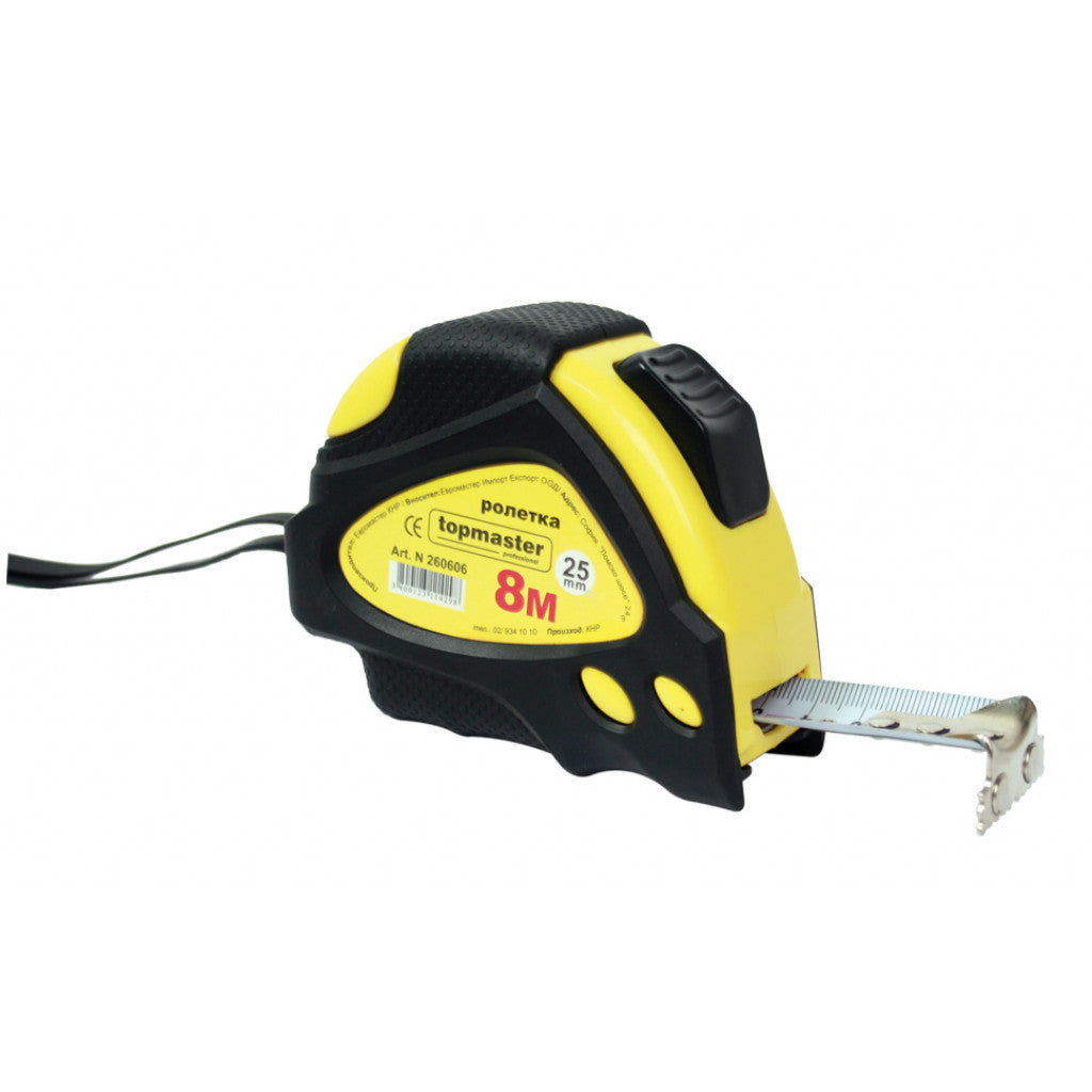 Ролетка магн. двоен стоп 3m х 16mm Topmaster Professional – Top Master Pro