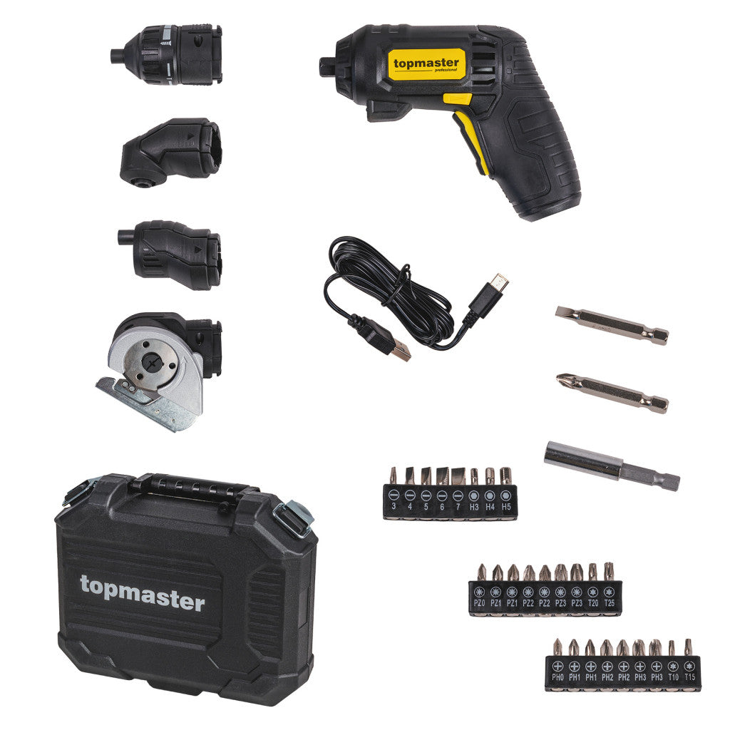 Акумулаторна отвертка 4 в 1 COMPACT Topmaster Professional – Top Master Pro