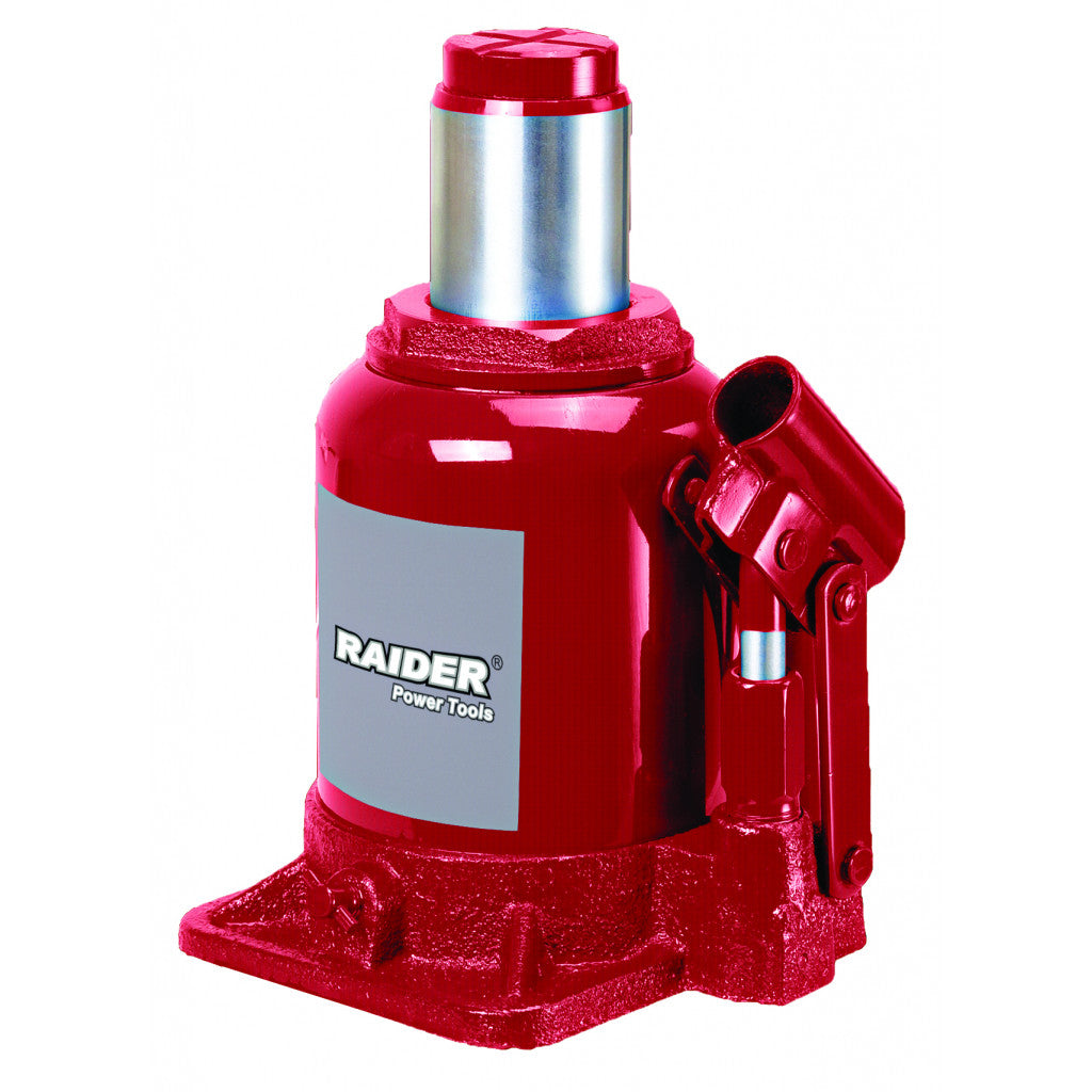 Крик хидравличен нископрофилен тип “бутилка” 20t RAIDER RD-HB20L – Raider Power Tools