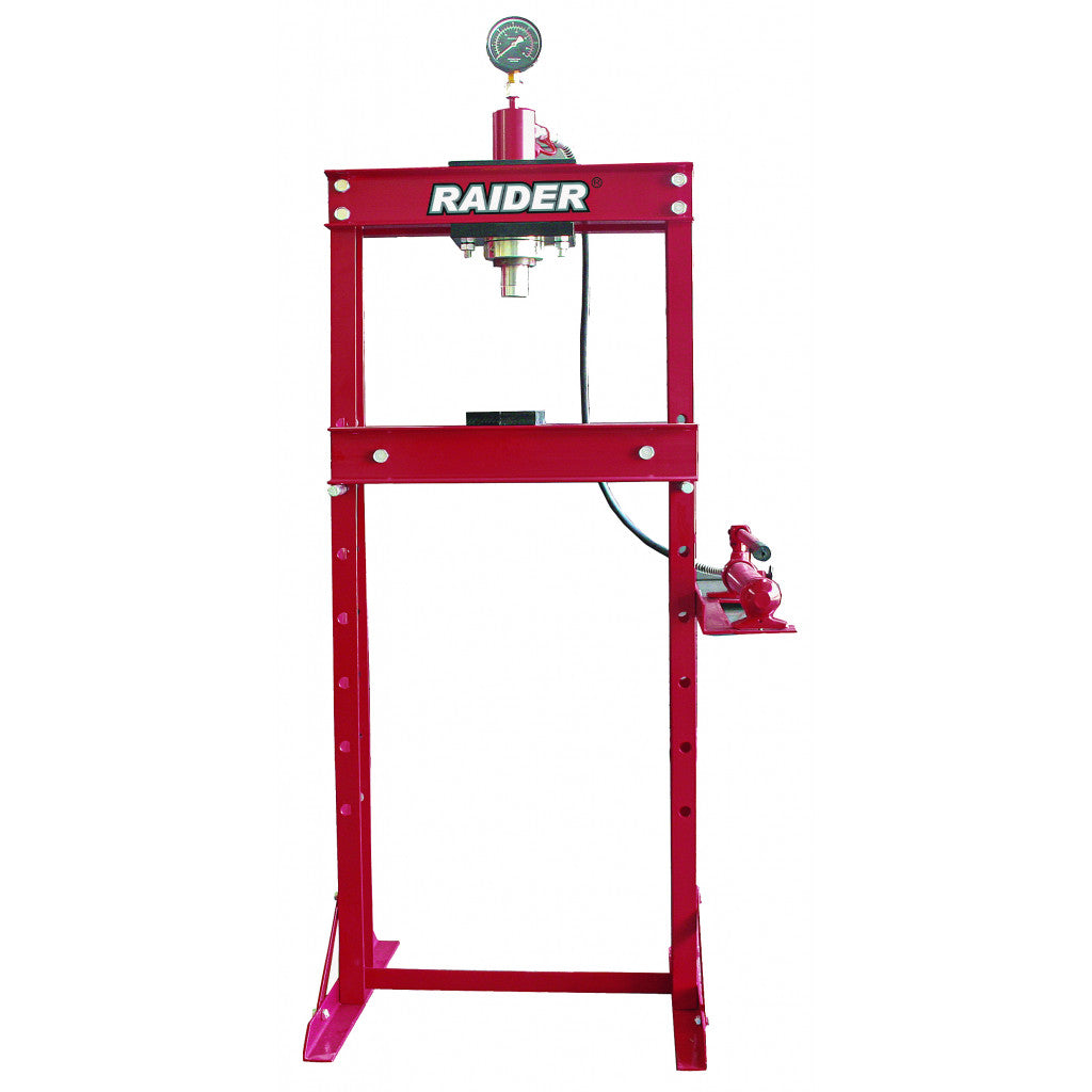 Преса хидравлична 20t с манометър RAIDER RD-HP04 – Raider Power Tools
