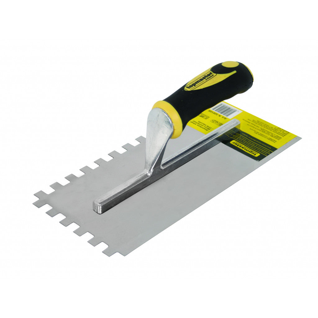 Маламашка пластмасова дръжка 280х130mm с гребен 10x10 Topmaster Professional – Top Master Pro