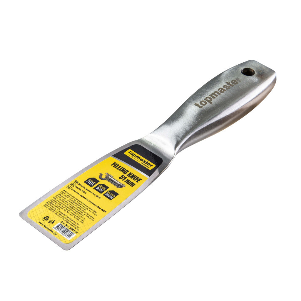 Шпакла монолитна INOX 51мм Topmaster Professional – Top Master Pro