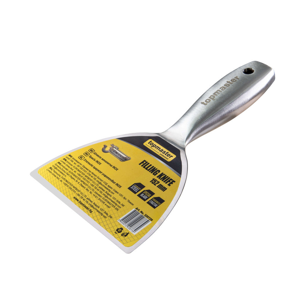 Шпакла монолитна INOX 152мм Topmaster Professional – Top Master Pro