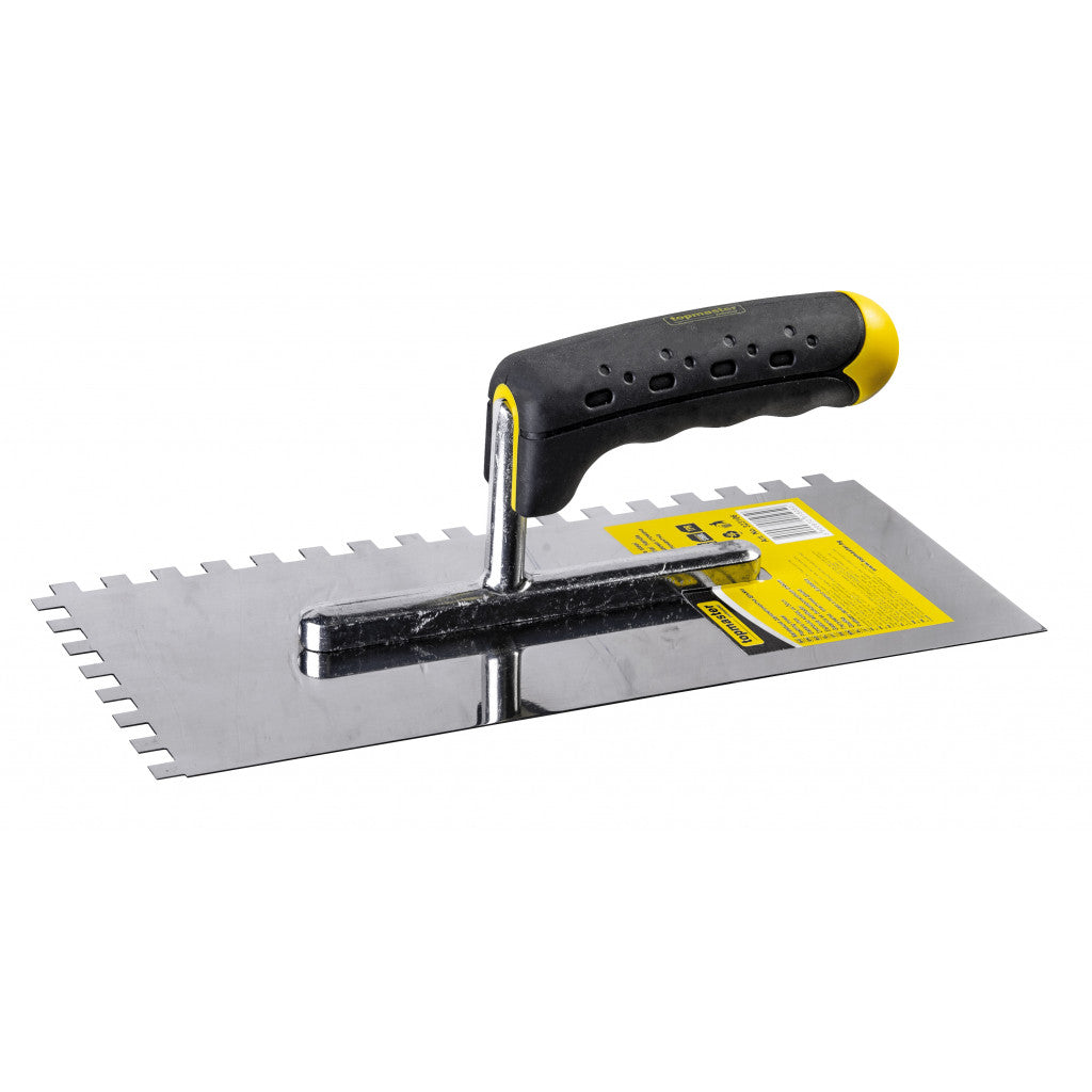 Маламашка нер. стомана 280Х130mm с гребен 10X10 Topmaster Professional – Top Master Pro
