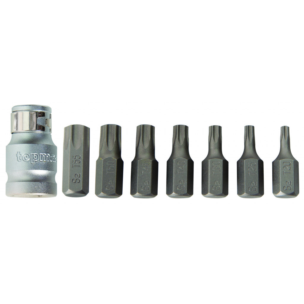 Накрайници торкс Т20-Т55 к-т 8бр S2 Topmaster Professional – Top Master Pro