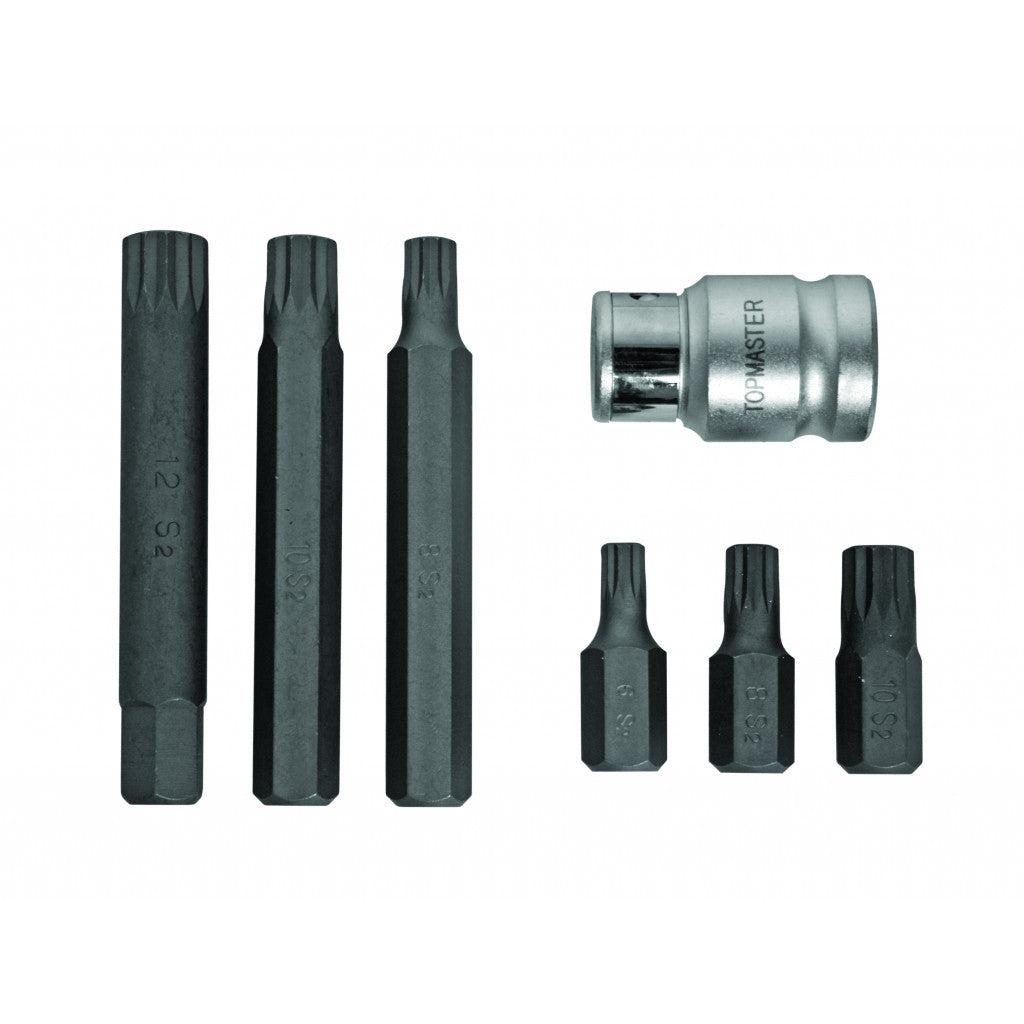 Накрайници XZN М6-М12 к-т 6бр S2 +адаптор Topmaster Professional – Top Master Pro