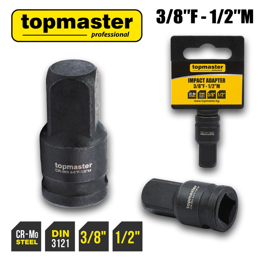 Адаптер ударен 3/8F-1/2M TMP Top Master Pro - BGShopping.net