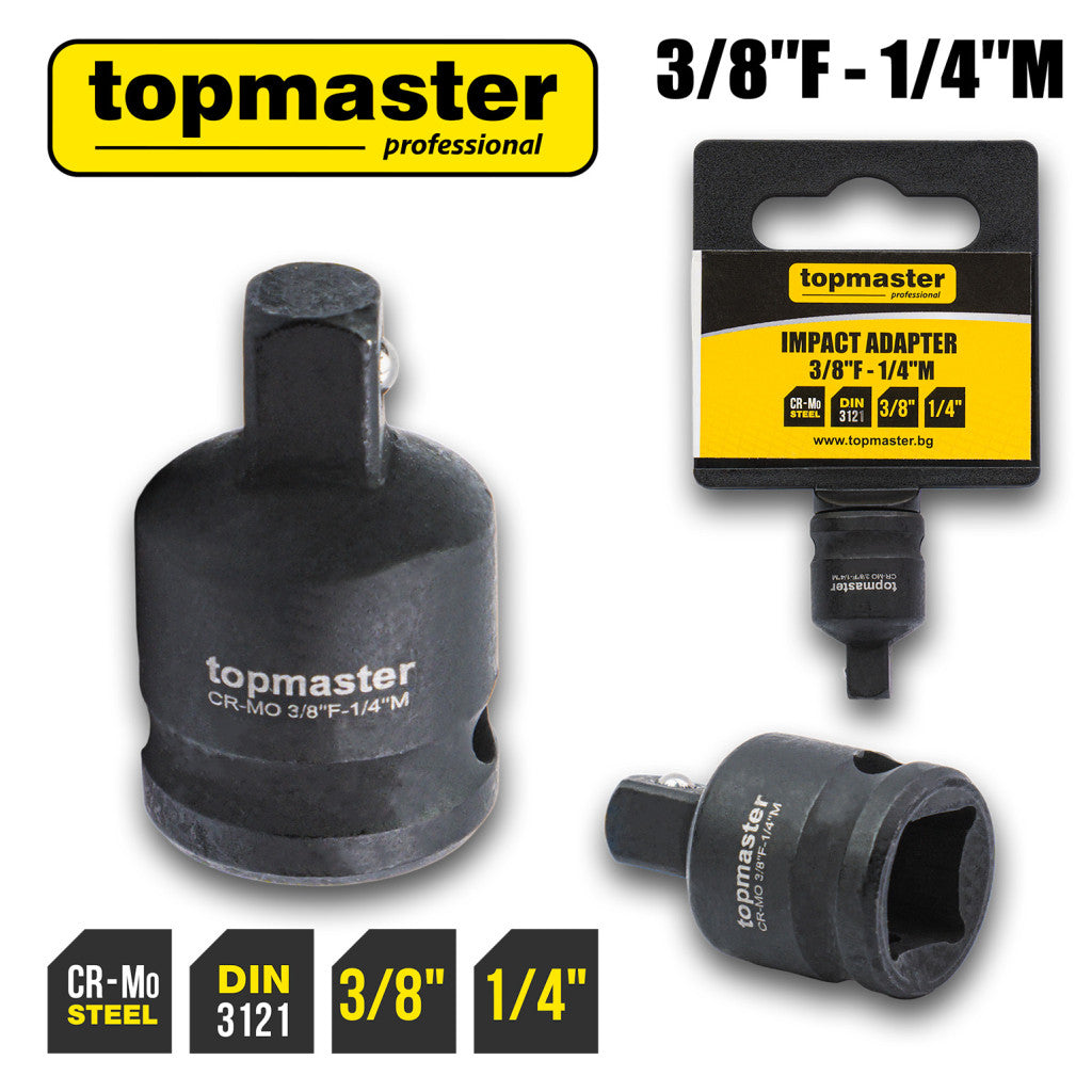 Адаптер ударен 3/8F-1/4M TMP Top Master Pro - BGShopping.net