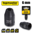 Вложка ударна 6 стенна 3/8"х6mm TMP Top Master Pro BGShopping.net