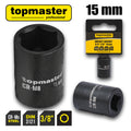 Вложка ударна 6 стенна 3/8"х15mm TMP Top Master Pro BGShopping.net