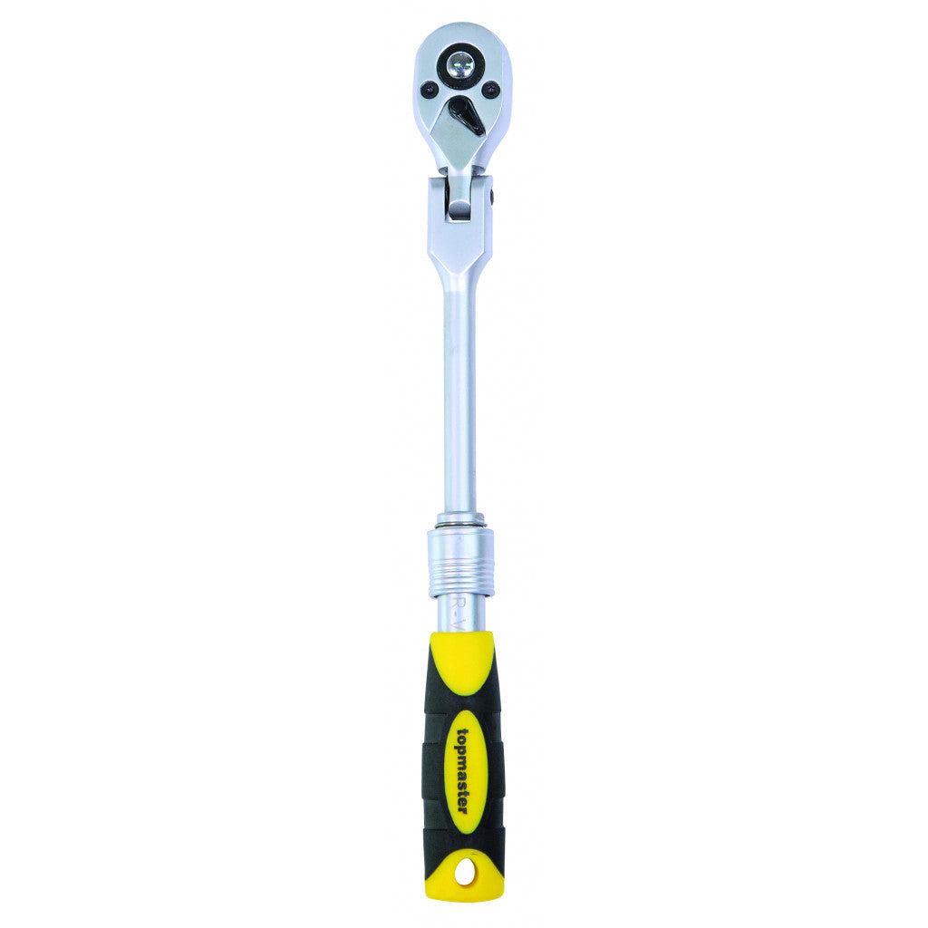 Тресчотка с телеск. дръжка 1/4" 72 зъба 185-235mm Topmaster Professional – Top Master Pro