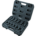 Вложки ударни удължени 1/2"Dr сет 15бр 10-32mm Cr-Mo Topmaster Professional – Top Master Pro