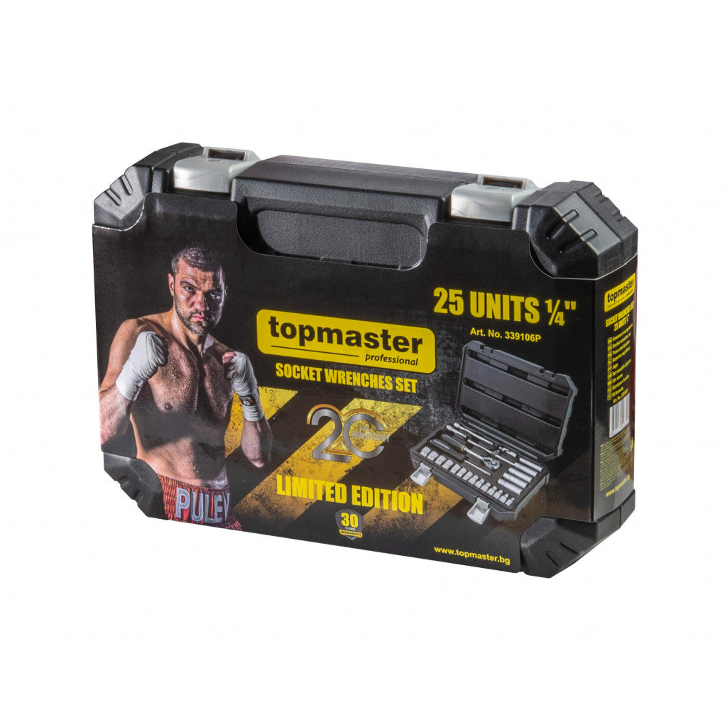 Комплект инструменти LIMITED EDITION 25 части 1/4" Topmaster Professional – Top Master Pro