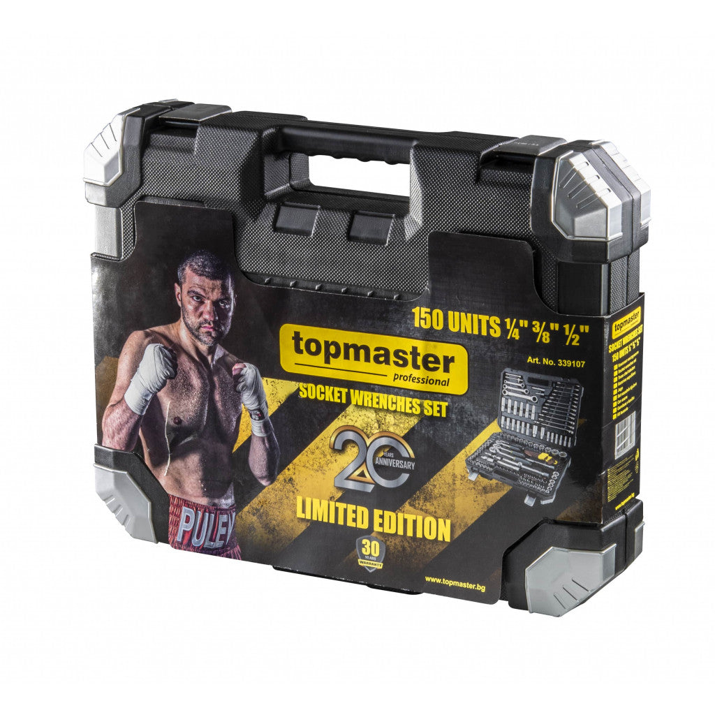 Гедоре 150 части 1/4" & 3/8 1/2" Topmaster Professional – Top Master Pro